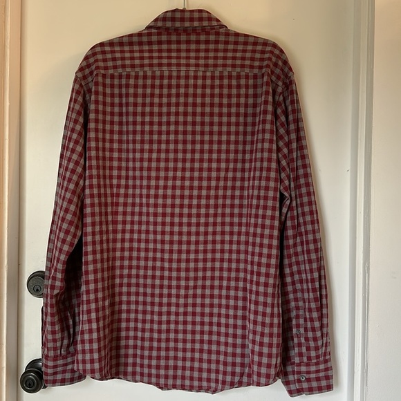 Mizzen + Main Shirt Size XXL City Flannel 2XL Long Sleeve Button Down Mens - Picture 5 of 5